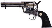 1873 Peacemaker Kimar 6MM Blank Gun-Silver-Black