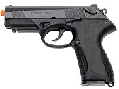 Front Firing Beretta P4 9MMPA Blank Gun Black.