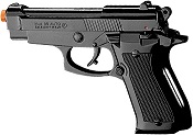 Front Firing Beretta M85 9MMPA Blank Firing Gun Black 