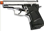 ZORAKI M914 Chrome Front Firing Semi Automatic 9MMPA Blank Gun  