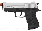 Retay XTREME Front Firing Nickel (matte) 9MMPA Blank Firing Gun  