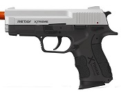 Retay XTREME Front Firing Chrome 9MMPA Blank Firing Gun 